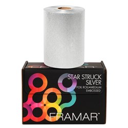 Framar Embossed Foil Roll Star Struck Silver