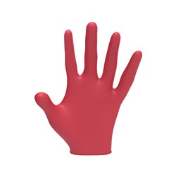 L3VEL3 Nitrile Gloves Red Large 100pk