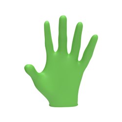 L3VEL3 Nitrile Gloves Lime Large 100pk
