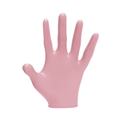 L3VEL3 Nitrile Gloves Pink Large 100pk
