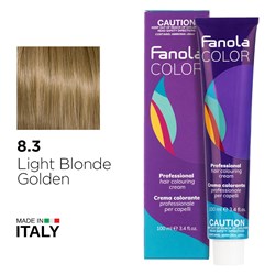 Fanola Color Hair Colour 8.3 Light Blonde Golden
