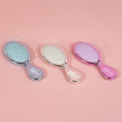 WetBrush Festive Finish Mini Detangler Blue