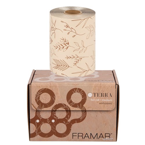 Framar Embossed Foil Roll Terra Neutrals