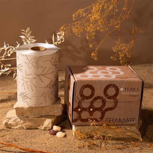 Framar Embossed Foil Roll Terra Neutrals