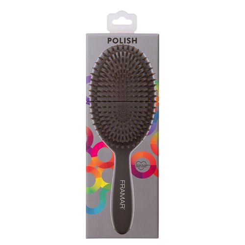 Framar Polish Hair Brush Black