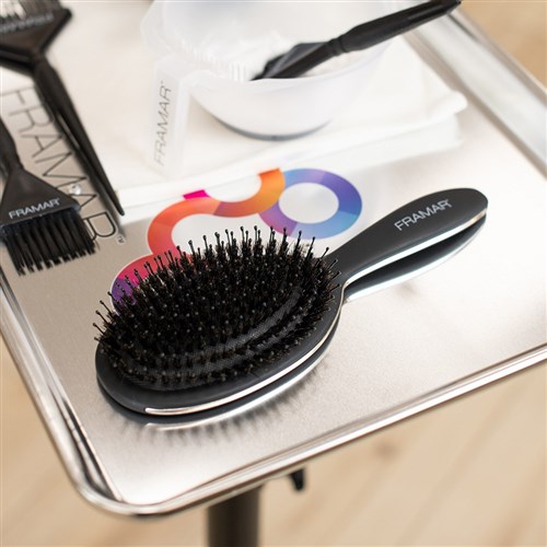 Framar Polish Hair Brush Black