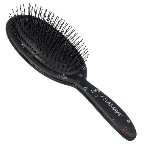 Framar Detangle Hair Brush Get Lucky Black
