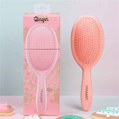Framar Detangle Hair Brush Cookie Cutter Ginger