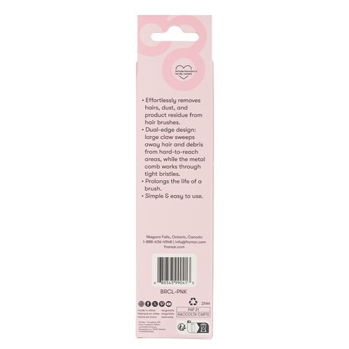 Framar Hair Brush Cleaner Pink