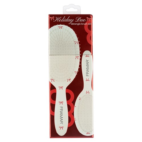 Framar Detangle Hair Brush Set Holiday Duo
