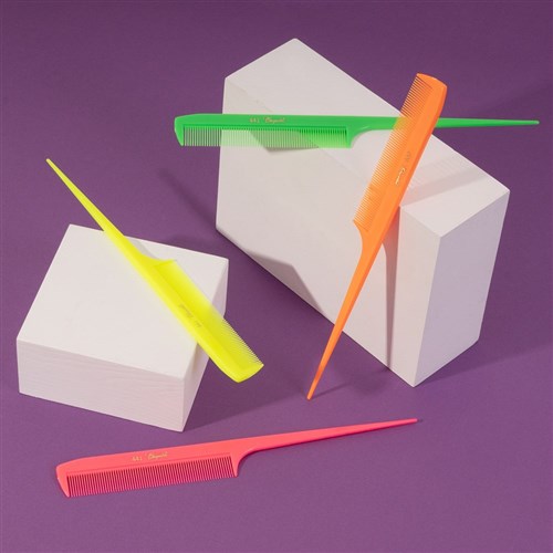 Krest Cleopatra 441 Hot Colours Plastic Tail Comb - Pale Pink