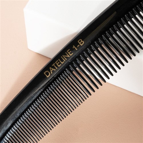 Dateline Professional 1B Slim Pocket Comb Black