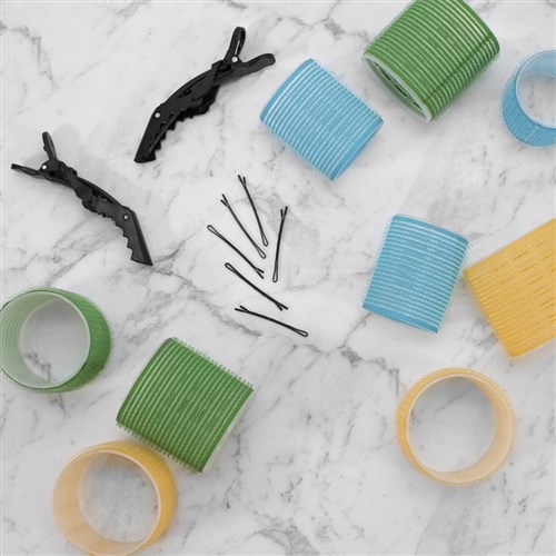 Hair FX Self Gripping 70mm Hair Rollers, 6pk