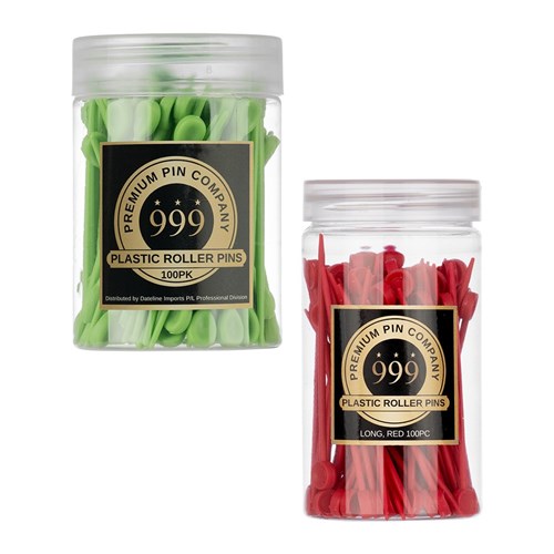 Premium Pin Company 999 Long Plastic Roller Pins 702