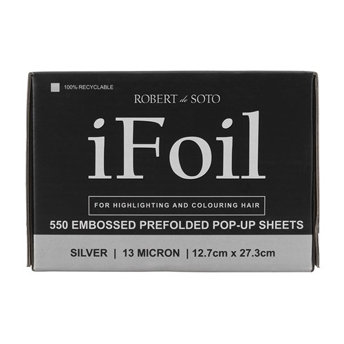 Robert de Soto iFoil Embossed Pop Up 13 Micron Silver