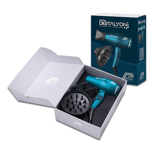 Parlux DigitAlyon Hair Dryer And Diffuser Blue