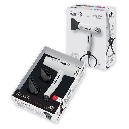Parlux Elysium Hair Dryer and Diffuser White
