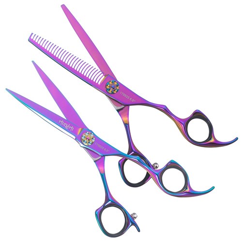 Iceman Mizumi Katani 6” Hairdressing Scissors and Thinner Set Pink