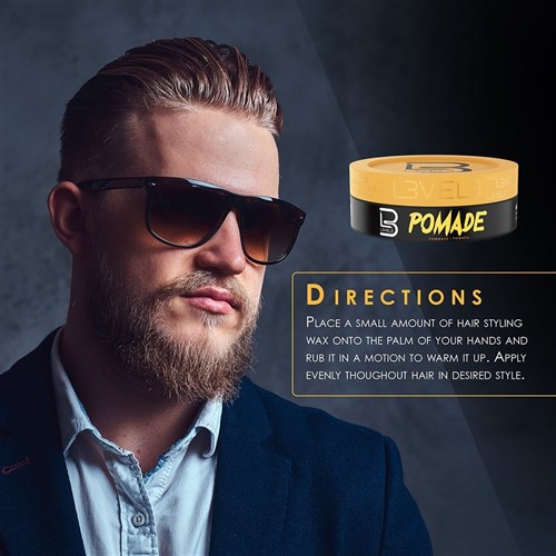 L3VEL3 Hair Styling Pomade 100g