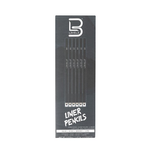 L3VEL3 Liner Pencils Black 6pc