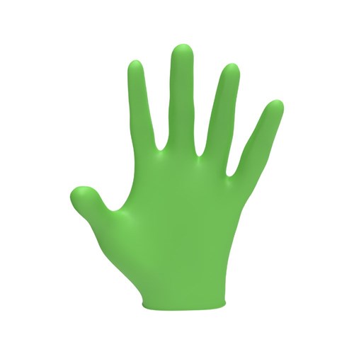 L3VEL3 Nitrile Gloves Lime Medium 100pk