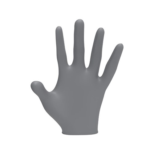 L3VEL3 Nitrile Gloves Liquid Metal Medium 100pk