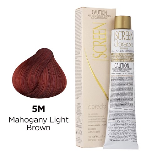 Screen Dorado Colour 5M Mahogany Light Brown