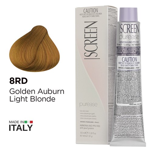 Screen Purease Colour 8RD Golden Auburn Light Blonde