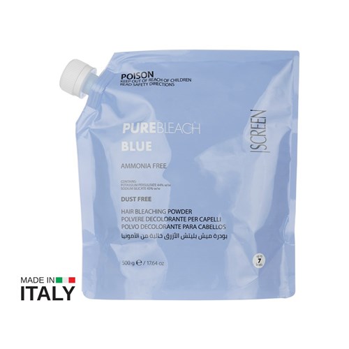 Screen Pure Ammonia Free Hair Bleach Blue