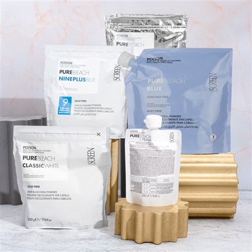Screen Pure Ammonia Free Hair Bleach Blue