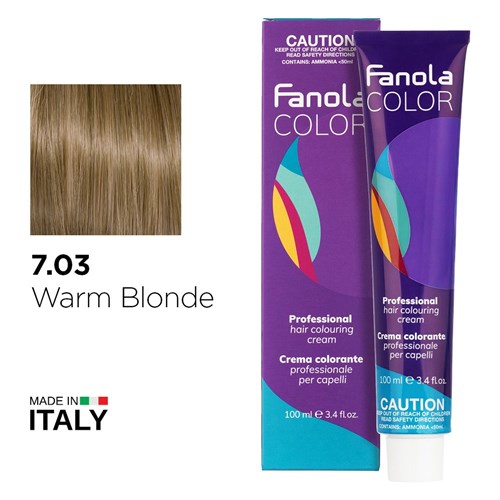 Fanola Color Hair Colour 7.03 Warm Blonde