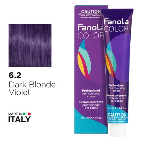 Fanola Color Hair Colour 6.2 Dark Blonde Violet