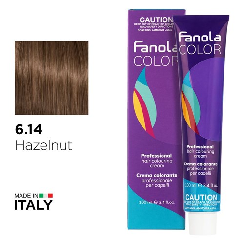 Fanola Color Hair Colour 6.14 Hazelnut