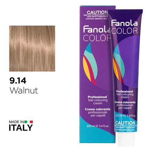 Fanola Color Hair Colour 9.14 Walnut