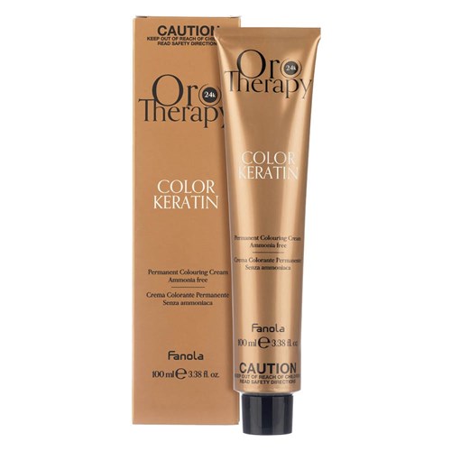 Fanola Oro Therapy Color Keratin Hair Colour 5.00 Intense Light Chestnut