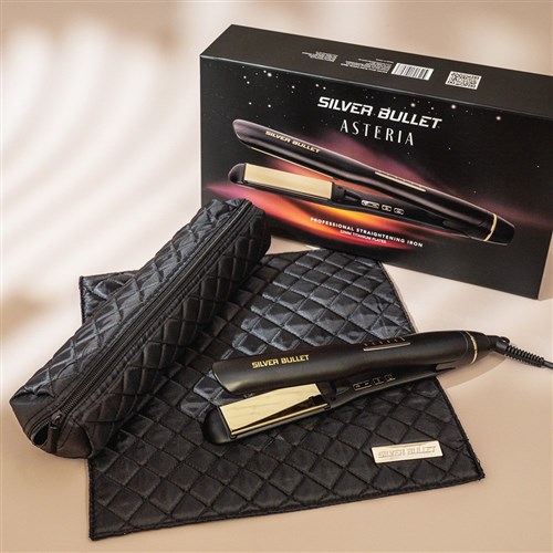 Silver Bullet Asteria Hair Straightener Black
