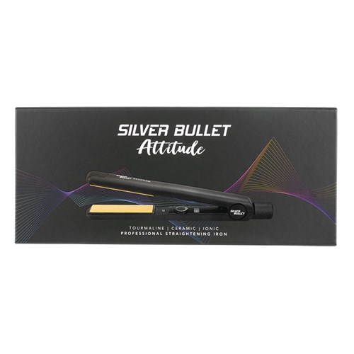 Silver Bullet Attitude Hair Straightener Black