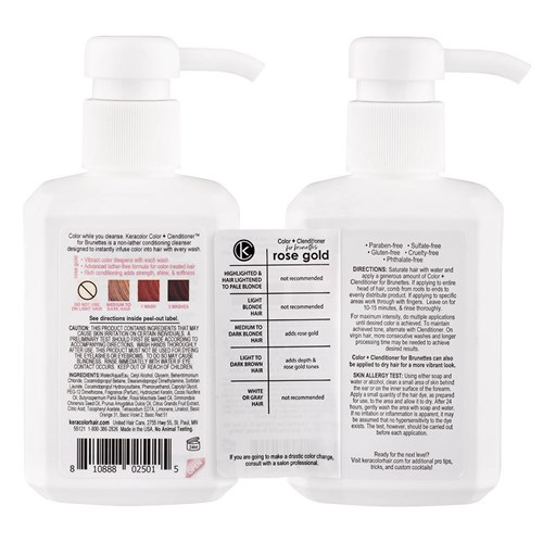 Keracolor Color Clenditioner For Brunettes Rose Gold